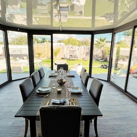 Villa Dali La Garde 260M2 Jacuzzi, Sauna, Piscine, Jardin 500M2, 5 Minutes De La Plage Bagian luar foto