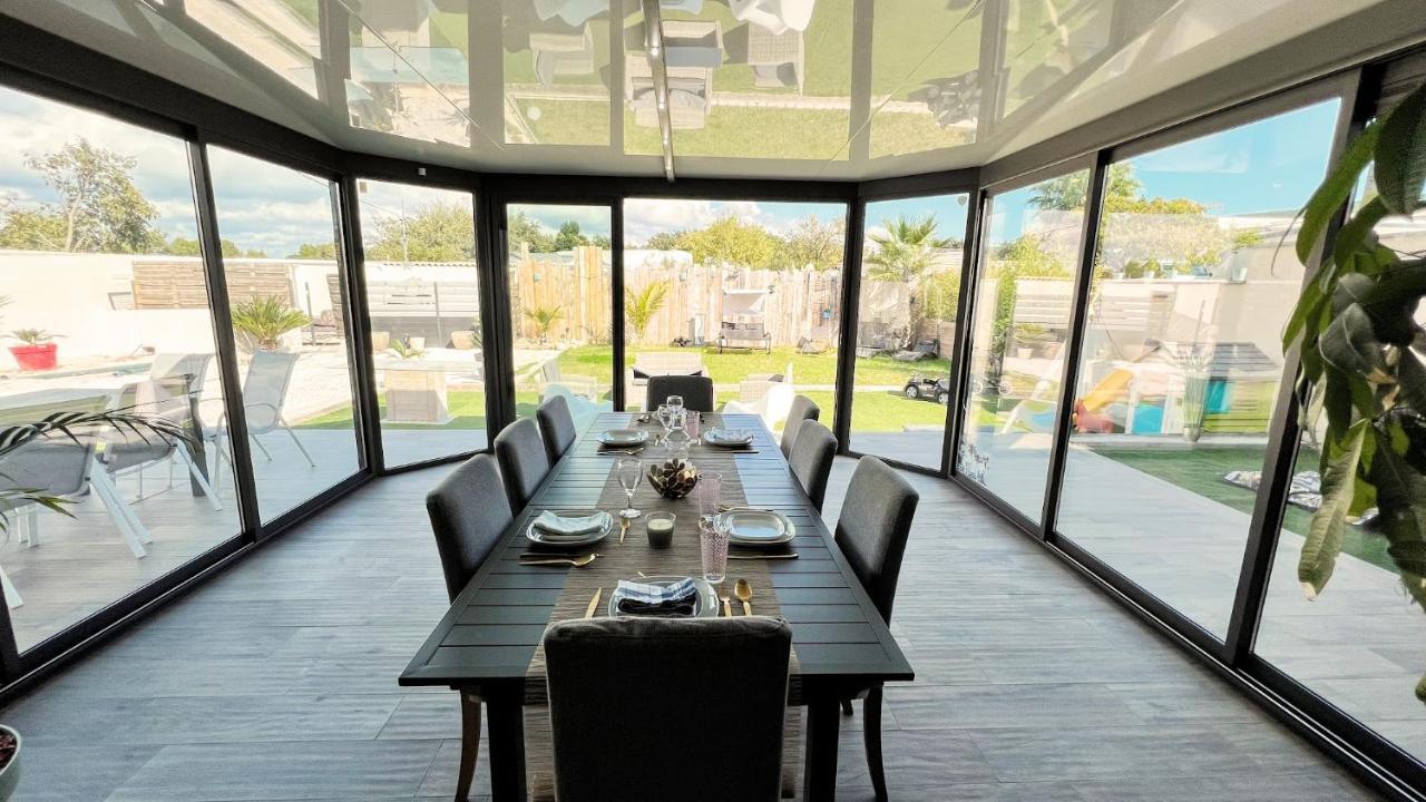 Villa Dali La Garde 260M2 Jacuzzi, Sauna, Piscine, Jardin 500M2, 5 Minutes De La Plage Bagian luar foto